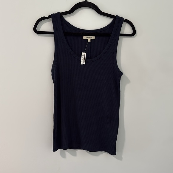 Madewell Drapey Rib Tank - Picture 6 of 9
